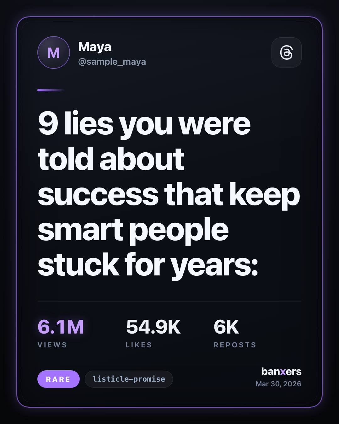 9 lies you were told about success that keep smart people stuck for years: by Maya