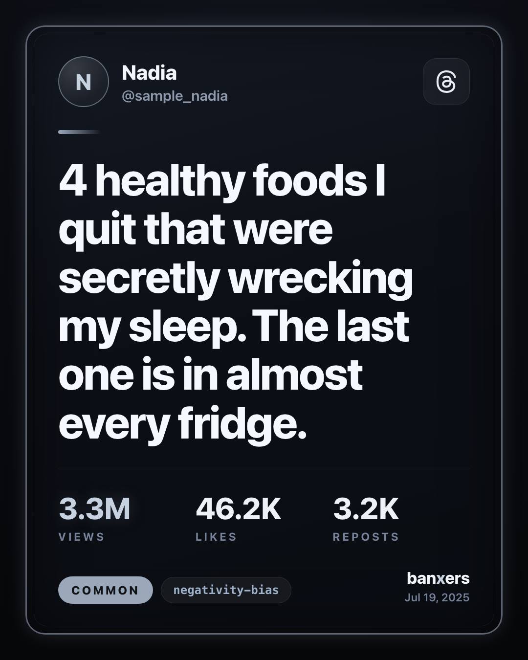 4 healthy foods I quit that were secretly wrecking my sleep. The last one is in almost every fridge. by Nadia