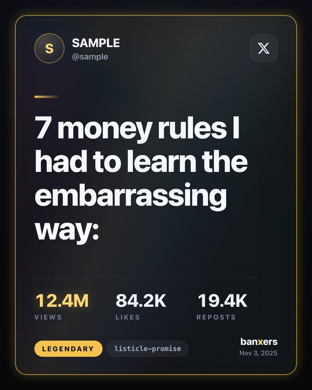 7 money rules I had to learn the embarrassing way: by SAMPLE